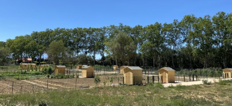 Les jardins familiaux de pezilla la riviere