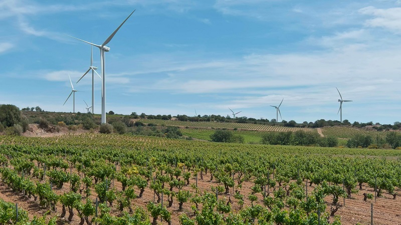 éoliennes eco parc catalan Pézilla la Rivière
